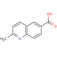 635-80-3 2-Methyl-6-quinolinecarboxylic acid chemical structure