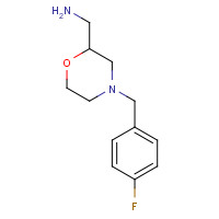 112914-13-3 4-[(4-Fluorophenyl)methyl]-2-morpholinemethanamine chemical structure