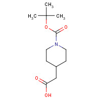 157688-46-5 1-Boc-4-piperidylacetic acid chemical structure