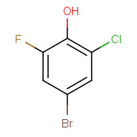 161045-79-0 4-BROMO-2-CHLORO-6-FLUOROPHENOL chemical structure
