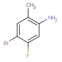 52723-82-7 4-BROMO-5-FLUORO-2-METHYLANILINE chemical structure