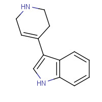 65347-55-9 3-(1,2,3,6-TETRAHYDROPYRIDIN-4-YL)-1H-INDOLE chemical structure