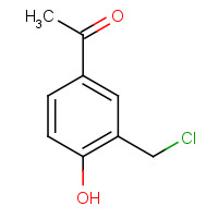 24085-05-0 1-(3-CHLOROMETHYL-4-HYDROXY-PHENYL)-ETHANONE chemical structure