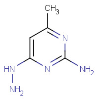 28840-64-4 4-Hydrazino-6-methylpyrimidin-2-amine chemical structure