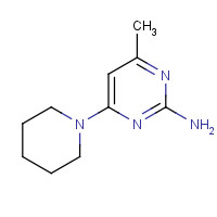 91717-22-5 2-AMINO-4-PIPERIDINO-6-METHYLPYRIMIDINE chemical structure