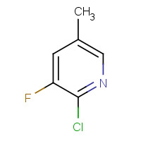 34552-15-3 2-Chloro-3-fluoro-5-methylpyridine chemical structure