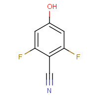 123843-57-2 2,6-Difluoro-4-hydroxybenzonitrile chemical structure
