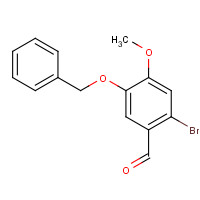 6451-86-1 2-Bromo-4-methoxy-5-(benzyloxy)benzaldehyde chemical structure