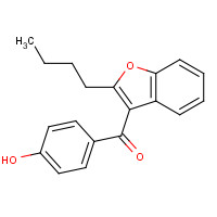 52490-15-0 2-Butyl-3-(4-hydroxybenzoyl)benzofuran chemical structure