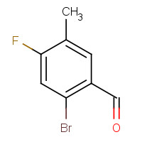 916792-17-1 2-BROMO-4-FLUORO-5-METHYL BENZALDEHYDE chemical structure