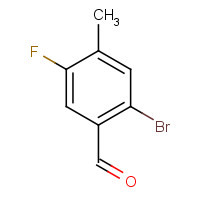 916792-21-7 2-BROMO-5-FLUORO-4-METHYL BENZALDEHYDE chemical structure