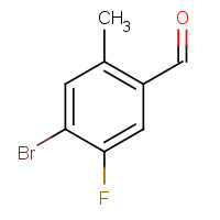 861928-26-9 4-BROMO-5-FLUORO-2-METHYLBENZALDEHYDE chemical structure