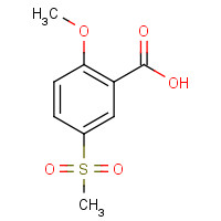 50390-76-6 2-Methoxy-5-(methylsulfonyl)benzoic acid chemical structure