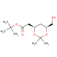 124655-09-0 (4R-Cis)-6-Hydroxymethyl-2,2-dimethyl-1,3-dioxane-4-acetic acid 1,1-dimethylethyl ester chemical structure