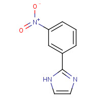13682-18-3 2-(3-NITRO-PHENYL)-1H-IMIDAZOLE chemical structure