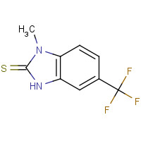 7341-87-9 1-METHYL-5-(TRIFLUOROMETHYL)-2,3-DIHYDRO-1H-BENZO[D]IMIDAZOLE-2-THIONE chemical structure