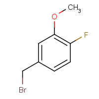 141080-73-1 4-(BROMOMETHYL)-1-FLUORO-2-METHOXYBENZENE chemical structure