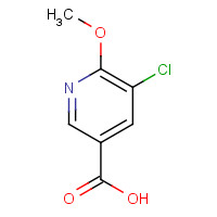 884494-85-3 5-Choro-6-methoxynicotinic acid chemical structure