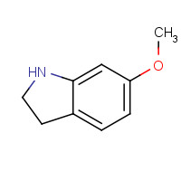 7556-47-0 6-METHOXY-2,3-DIHYDRO-1H-INDOLE chemical structure