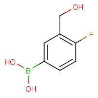 481681-02-1 4-FLUORO-3-(HYDROXYMETHYL)BENZENEBORONIC ACID chemical structure