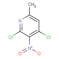 63897-12-1 2,4-DICHLORO-6-METHYL-3-NITROPYRIDINE chemical structure