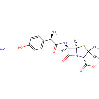34642-77-8 Amoxicillin sodium chemical structure
