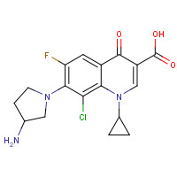 105956-97-6 Clinafloxacin chemical structure