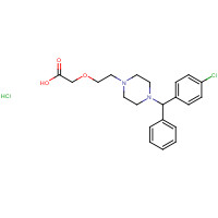 83881-52-1 Cetirizine hydrochloride chemical structure