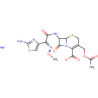 64485-93-4 Cefotaxime sodium chemical structure