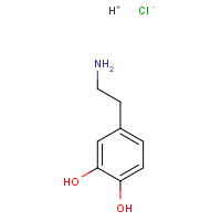 62-31-7 3-Hydroxytyramine hydrochloride chemical structure