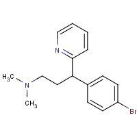 86-22-6 Brompheniramine chemical structure