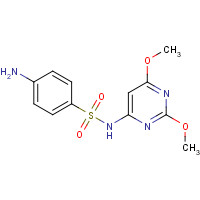 122-11-2 Sulfadimethoxine chemical structure