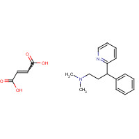 132-20-7 Pheniramine maleate chemical structure