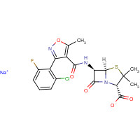 1847-24-1 Flucloxacillin sodium chemical structure