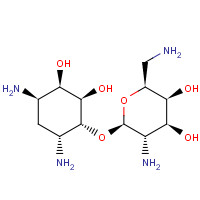 3947-65-7 (1'R,3'S,3S,5R,6R)-5-AMINO-2-AMINOMETHYL-6-(4,6-DIAMINO-2,3-DIHYDROXY-CYCLOHEXYLOXY)-TETRAHYDRO-PYRAN-3,4-DIOL chemical structure