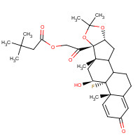 5611-51-8 Triamcinolone hexacetonide chemical structure