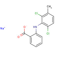 6385-02-0 MECLOFENAMATE SODIUM chemical structure