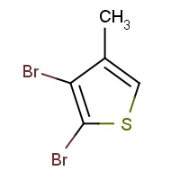 125257-38-7 2,3-DIBROMO-4-METHYLTHIOPHENE chemical structure