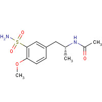 112101-74-3 Acetamide,N-[(1R)-2-[3-(aminosulfonyl)-4-methoxyphenyl]-1-methylethyl]- chemical structure
