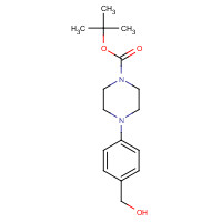 158985-37-6 TERT-BUTYL 4-[4-(HYDROXYMETHYL)PHENYL]TETRAHYDRO-1(2H)-PYRAZINECARBOXYLATE chemical structure