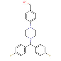 914349-62-5 4-{4-[Bis(4-fluorophenyl)methyl]piperazinyl}benzyl alcohol chemical structure