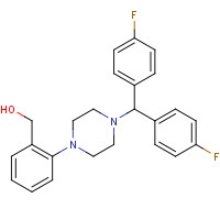 914349-61-4 2-{4-[Bis(4-fluorophenyl)methyl]piperazinyl}benzyl alcohol chemical structure