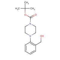 179250-28-3 TERT-BUTYL 4-[2-(HYDROXYMETHYL)PHENYL]TETRAHYDRO-1(2H)-PYRAZINECARBOXYLATE chemical structure