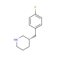275815-80-0 PIPERIDINE,3-[(4-FLUOROPHENYL)METHYL]-,(3S)- chemical structure