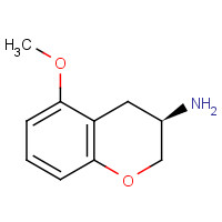 117444-30-1 (3R)-3,4-Dihydro-5-methoxy-2H-1-Benzopyran-3-amine chemical structure