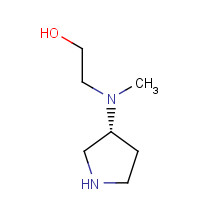 917357-86-9 2-[Methyl-(3R)-3-pyrrolidinylamino]-ethanol chemical structure