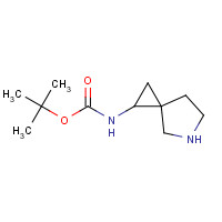 150516-43-1 Carbamic acid,5-azaspiro[2.4]hept-1-yl-,1,1-dimethylethyl ester (9CI) chemical structure