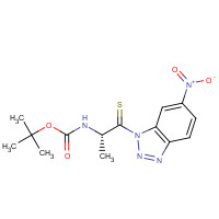 184951-86-8 BOC-THIONOALA-1-(6-NITRO)BENZOTRIAZOLIDE chemical structure
