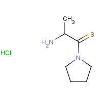 184360-52-9 (S)-2-Amino-1-(pyrrolidin-1-yl)propane-1-thione hydrochloride chemical structure