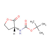 67198-86-1 (R)-2-BOC-AMINO-γ-BUTYROLACTONE chemical structure